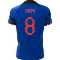 Nike Nederland Gakpo 8 Uitshirt 2022-2024 Kids