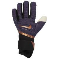 Nike Phantom Elite Goalkeeper Gloves Purple Black Bronze White