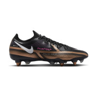 Nike Phantom GT2 Elite IJzeren-Nop Voetbalschoenen (SG) Anti Clog Zwart Brons Wit