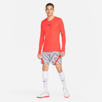 Nike Dri-Fit Park Long Sleeve Base Layer Bright Red Black