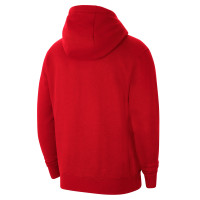 Nike Park 20 Full-Zip Fleece Tracksuit Kids Red Black