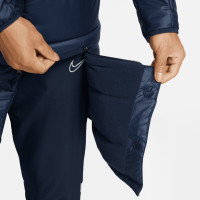 Nike Academy Pro Therma-Fit 2In1 Winterjas Donkerblauw Wit