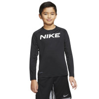 Nike Ondershirt Pro Lange Mouwen Kids Zwart Wit