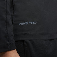 Nike Ondershirt Pro Lange Mouwen Kids Zwart Wit