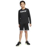 Nike Ondershirt Pro Lange Mouwen Kids Zwart Wit