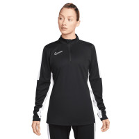 Nike Dri-FIT Academy 23 1/4-Zip Trainingstrui Dames Zwart Wit
