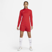 Nike Dri-FIT Academy 23 1/4-Zip Women's Training Sweater Red White