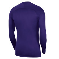 Nike Park Dri-Fit Long Sleeve Base Layer Purple White