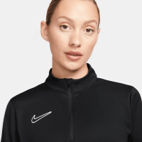 Nike Dri-FIT Academy 23 1/4-Zip Trainingstrui Dames Zwart Wit