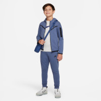 Nike Tech Fleece Jogger Kids Blauw Blauw Zwart