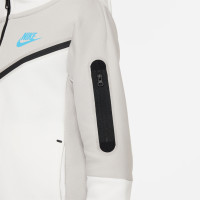 Nike Vest Tech Fleece Kids Grijs Wit Blauw