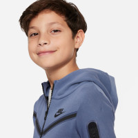 Nike Vest Tech Fleece Kids Blauw Blauw Zwart