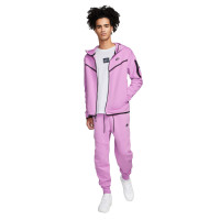 Nike Tech Fleece Tracksuit Pink Black Pink