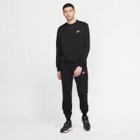 Nike Sportswear Club Crew Sweater Fleece Black White