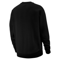Nike Sportswear Club Crew Sweater Fleece Black White