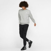 Nike Sportswear Club Crew Sweater Fleece Grey White