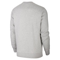 Nike Sportswear Club Crew Sweater Fleece Grey White