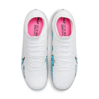 Nike Zoom Mercurial Superfly 9 Academy Grass/ Artificial Grass Football Shoes (MG) White Blue Pink