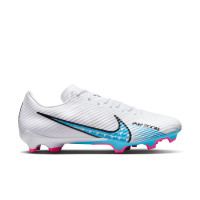 Nike Zoom Mercurial Vapor 15 Academy Gras / Kunstgras Voetbalschoenen (MG) Wit Blauw Roze