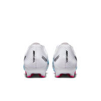 Nike Zoom Mercurial Vapor 15 Academy Grass/Artificial Grass Football Shoes (MG) White Blue Pink