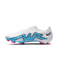 Nike Zoom Mercurial Vapor 15 Academy Grass/Artificial Grass Football Shoes (MG) White Blue Pink