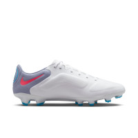 Nike Tiempo Legend 9 Pro Gras Voetbalschoenen (FG) Wit Zwart Blauw Roze