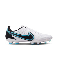 Nike Tiempo Legend 9 Club Gras / Kunstgras Voetbalschoenen (MG) Wit Zwart Blauw Felroze