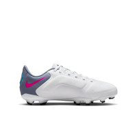 Nike Tiempo Legend 9 Academy Grass/Artificial Grass Football Shoes (MG) Kids White Black Blue Pink
