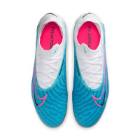 Nike Phantom GX Elite Gras Voetbalschoenen (FG) Blauw Roze Wit