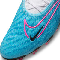 Nike Phantom GX Elite Gras Voetbalschoenen (FG) Blauw Roze Wit