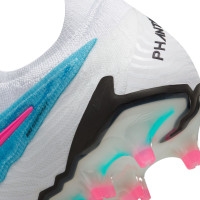 Nike Phantom GX Elite Gras Voetbalschoenen (FG) Blauw Roze Wit