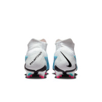 Nike Phantom GX Elite Dynamic Fit Gras Voetbalschoenen (FG) Blauw Roze Wit