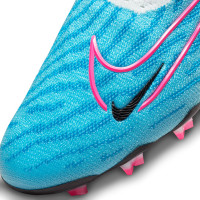 Nike Phantom GX Elite Dynamic Fit Gras Voetbalschoenen (FG) Blauw Roze Wit