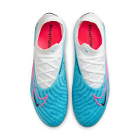 Nike Phantom GX Elite IJzeren-Nop Voetbalschoenen (SG) Anti-Clog Wit Blauw Roze