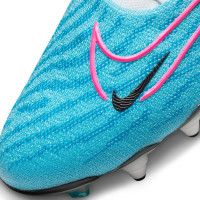 Nike Phantom GX Elite Iron Stud Football Boots (SG) Anti-Clog Blue Pink White