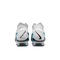 Nike Phantom GX Elite Dynamic Fit Iron Nop Football Shoes (SG) Anti-Clog Blue Pink White