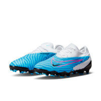 Nike Phantom GX Pro Gras Voetbalschoenen (FG) Blauw Roze Wit