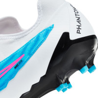 Nike Phantom GX Pro Gras Voetbalschoenen (FG) Blauw Roze Wit