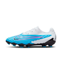 Nike Phantom GX Pro Gras Voetbalschoenen (FG) Blauw Roze Wit