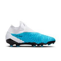 Nike Phantom GX Pro Dynamic Fit Gras Voetbalschoenen (FG) Blauw Roze Wit