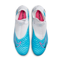 Nike Phantom GX Pro Dynamic Fit Gras Voetbalschoenen (FG) Blauw Roze Wit