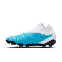 Nike Phantom GX Pro Dynamic Fit Gras Voetbalschoenen (FG) Blauw Roze Wit
