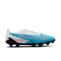 Nike Phantom GX Academy Grass/Artificial Grass Football Shoes (MG) Blue Pink White