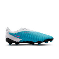 Nike Phantom GX Academy Gras / Kunstgras Voetbalschoenen (MG) Blauw Roze Wit