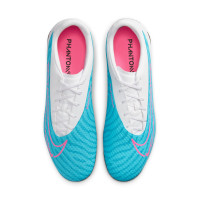 Nike Phantom GX Academy Gras / Kunstgras Voetbalschoenen (MG) Blauw Roze Wit