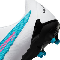 Nike Phantom GX Academy Gras / Kunstgras Voetbalschoenen (MG) Blauw Roze Wit