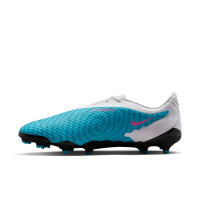 Nike Phantom GX Academy Gras / Kunstgras Voetbalschoenen (MG) Blauw Roze Wit