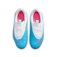 Nike Phantom GX Academy Grass/Artificial Grass Football Shoes (MG) Kids Blue Pink White Blue