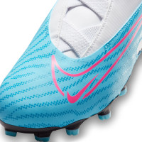 Nike Phantom GX Academy Gras / Kunstgras Voetbalschoenen (MG) Kids Blauw Roze Wit Blauw