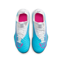 Nike Phantom GX Club Dynamic Fit Grass/ Artificial Grass Football Shoes (MG) Kids Blue Pink White